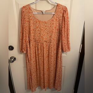 Women’s Plus Floral Print Dress